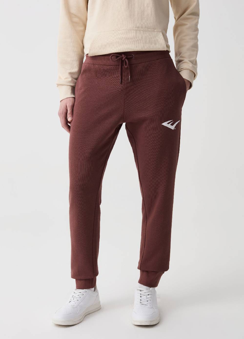 Ovs Joggers In Felpa Con Coulisse E Stampa Logo