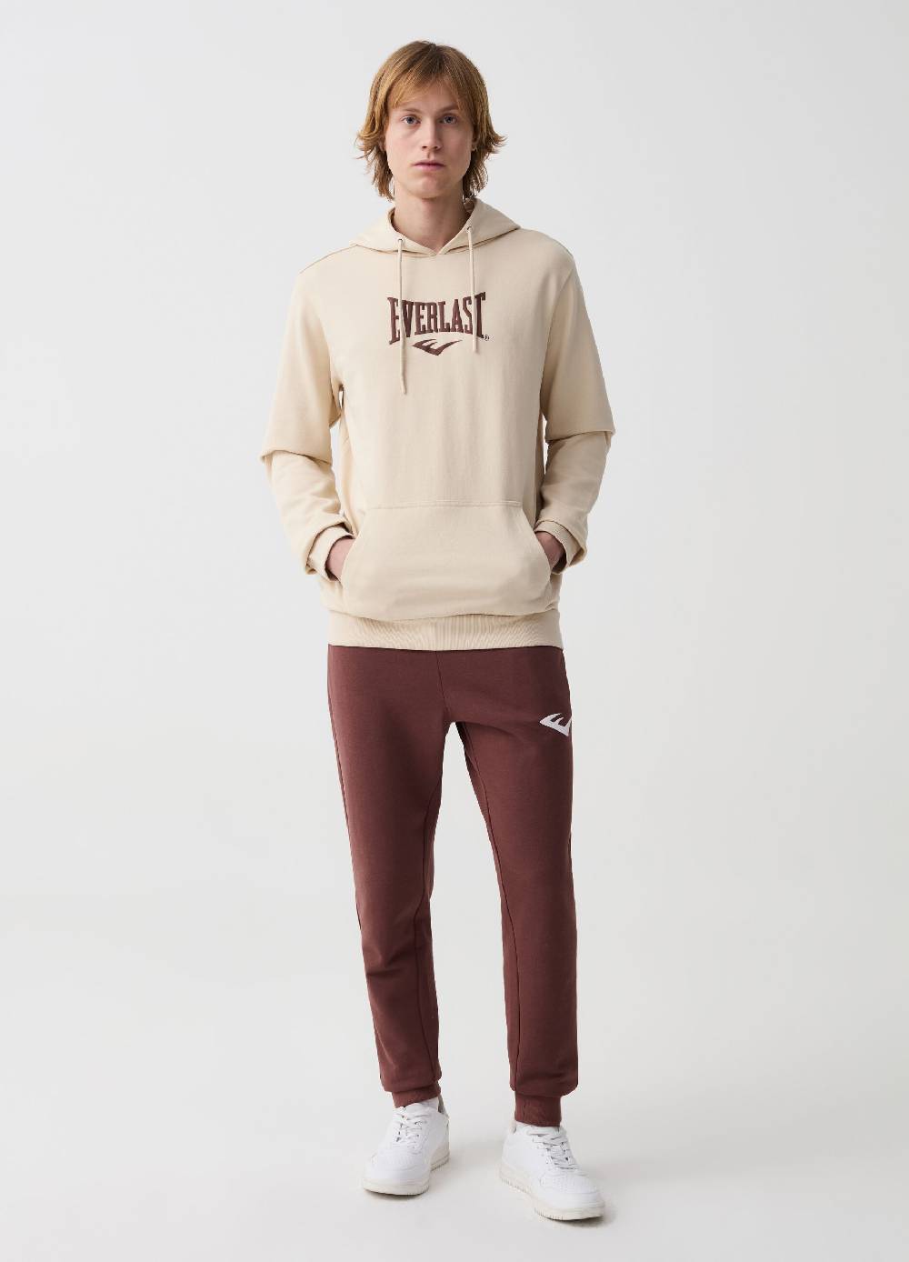 Ovs Joggers in felpa con coulisse e stampa logo