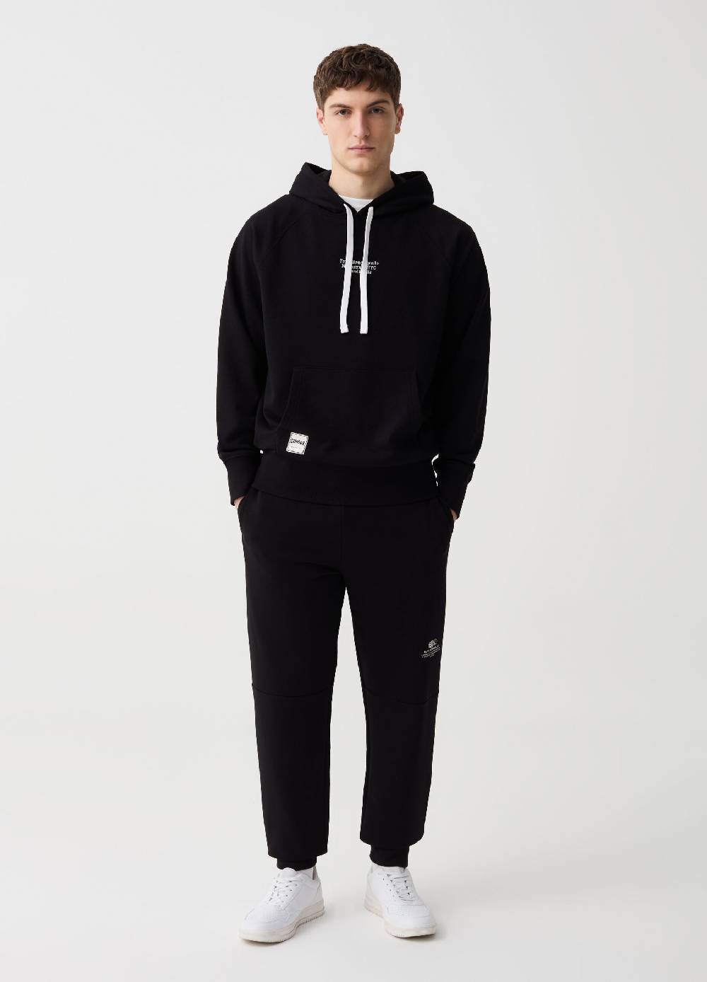 Ovs Joggers in felpa con coulisse e stampa
