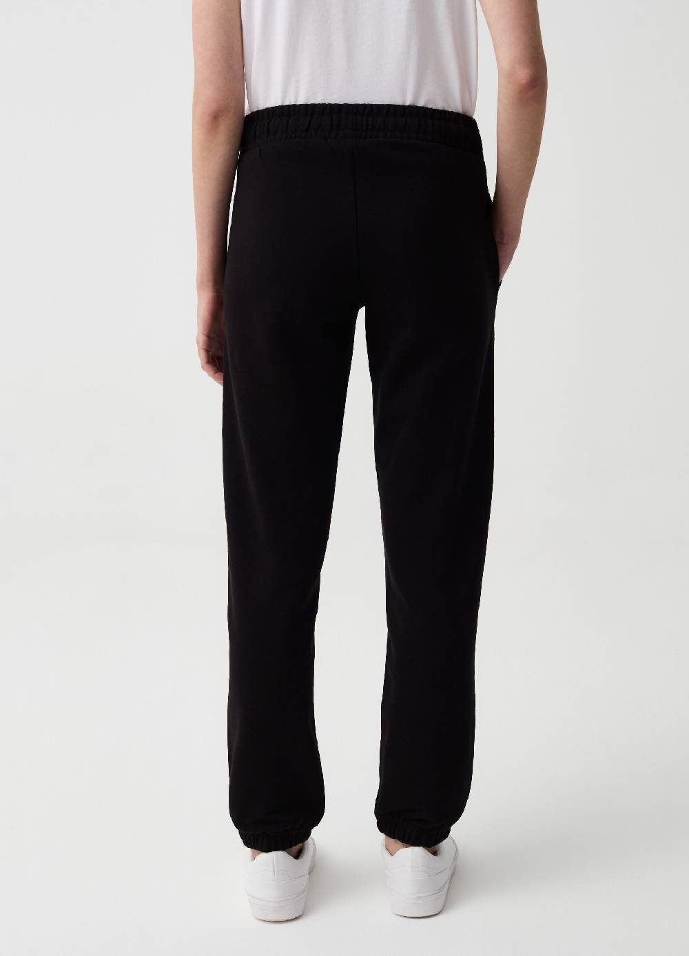 Ovs Joggers In Felpa Con Ricamo Logo