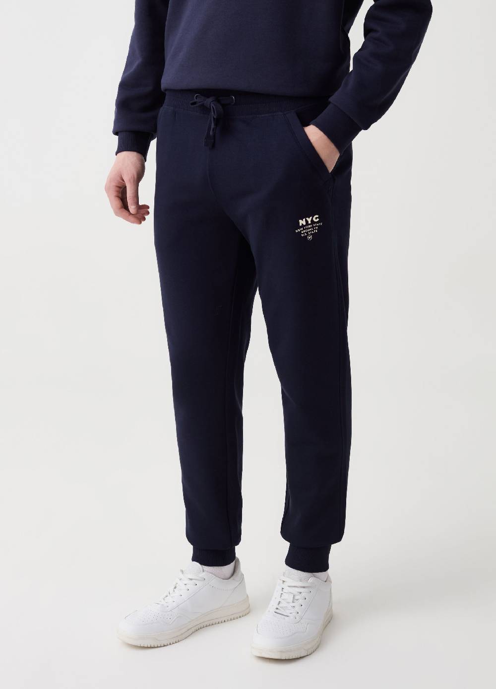 Ovs Joggers In Felpa Con Stampa