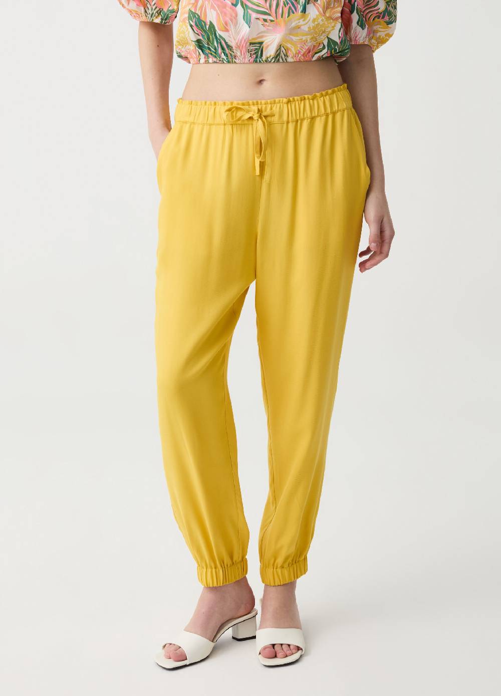 Ovs Joggers In Viscosa Con Coulisse