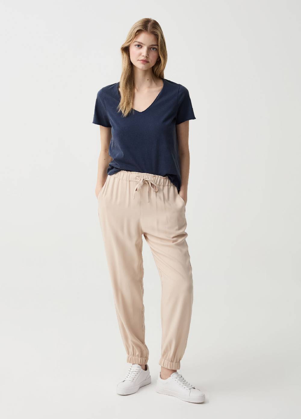 Ovs Joggers in viscosa con coulisse