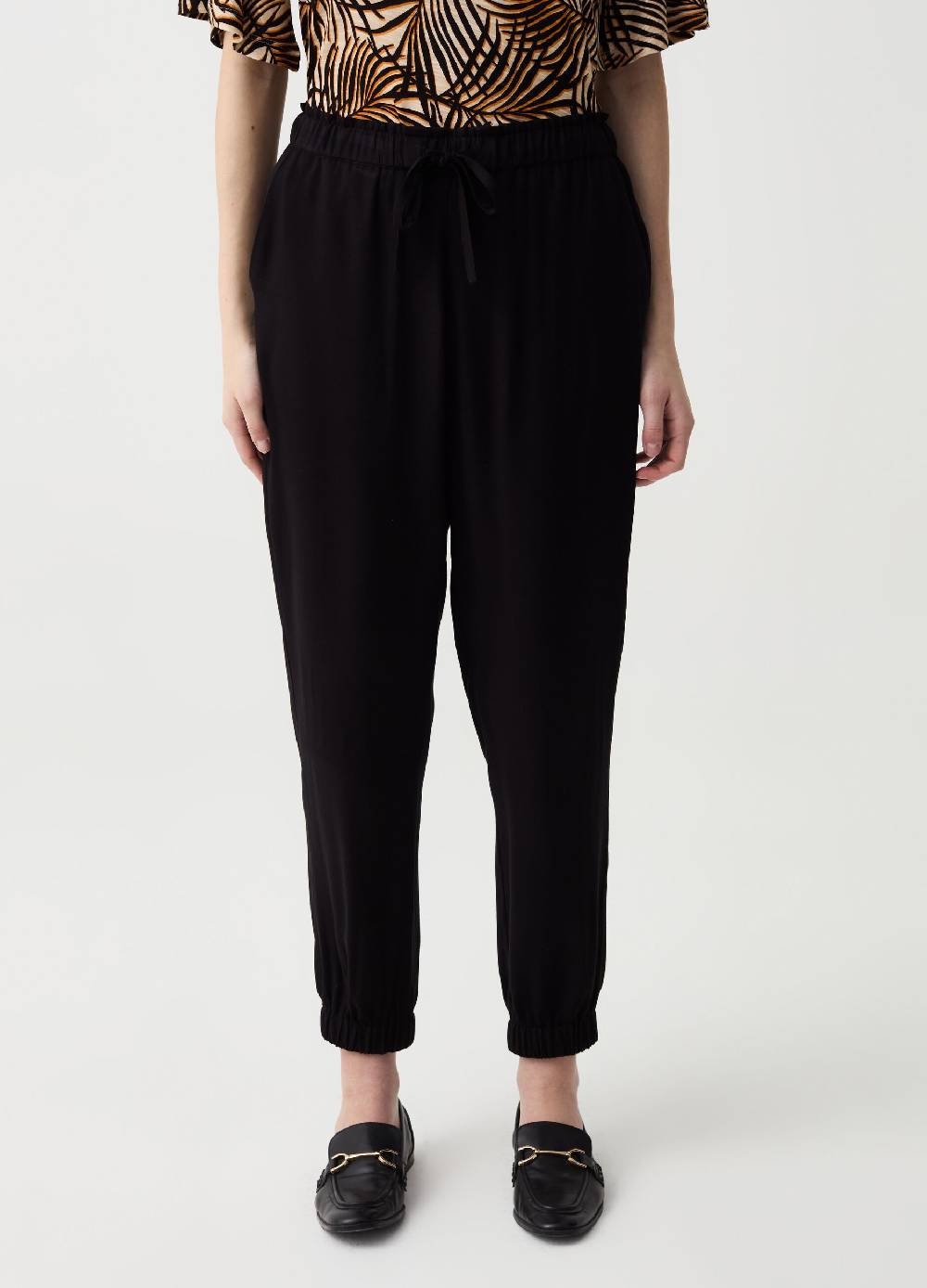 Ovs Joggers In Viscosa Con Coulisse