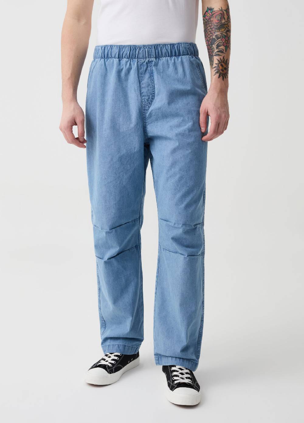 Ovs Joggers Parachute In Denim
