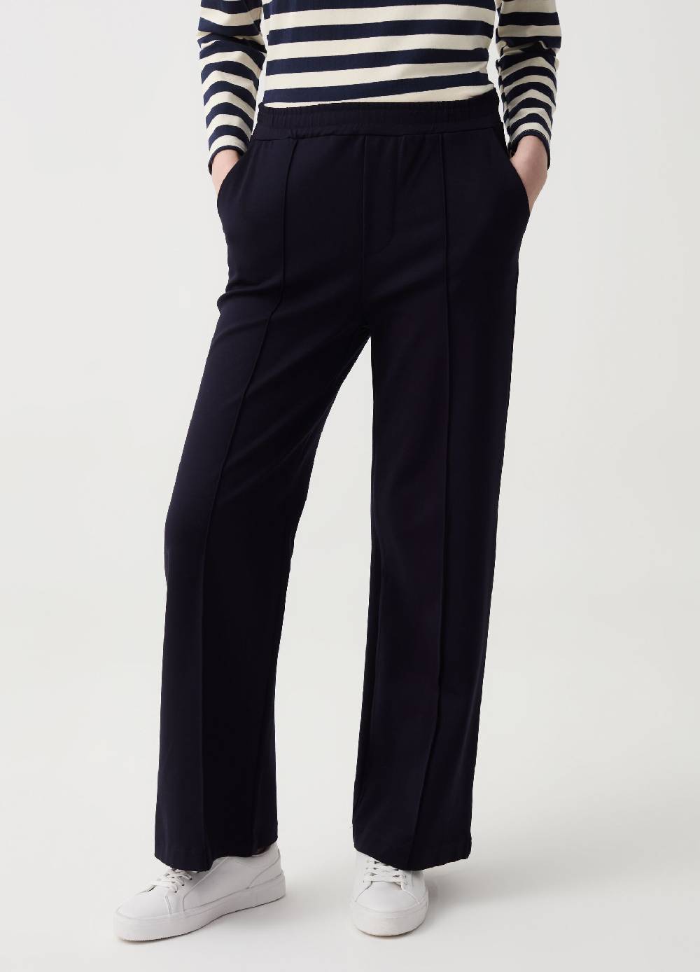 Ovs Joggers Straight Fit Con Cuciture In Rilievo