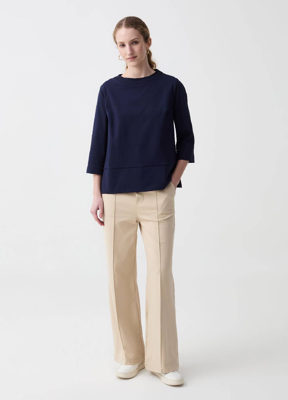 Ovs Joggers straight fit con cuciture in rilievo