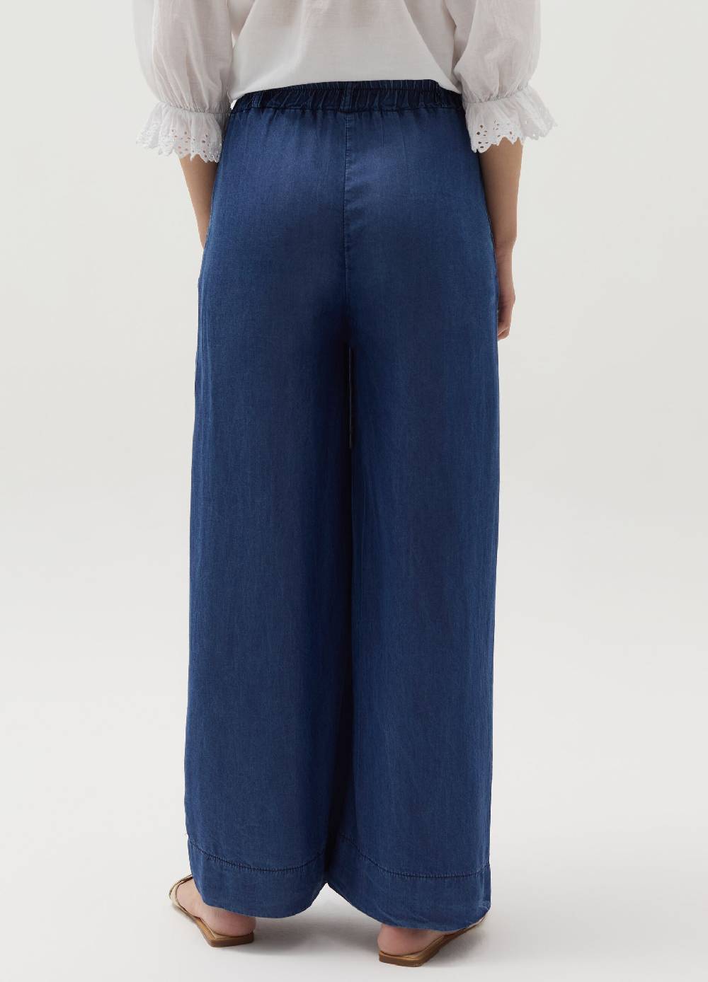 Ovs Joggers Wide Leg In Denim