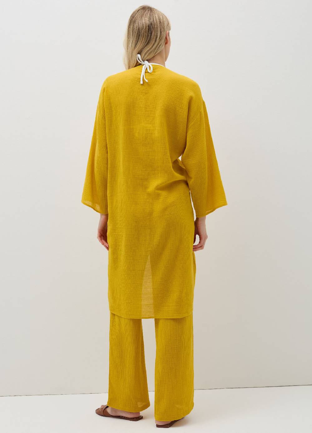 Ovs Kimono Copri Costume Scollo A V Con Nodo