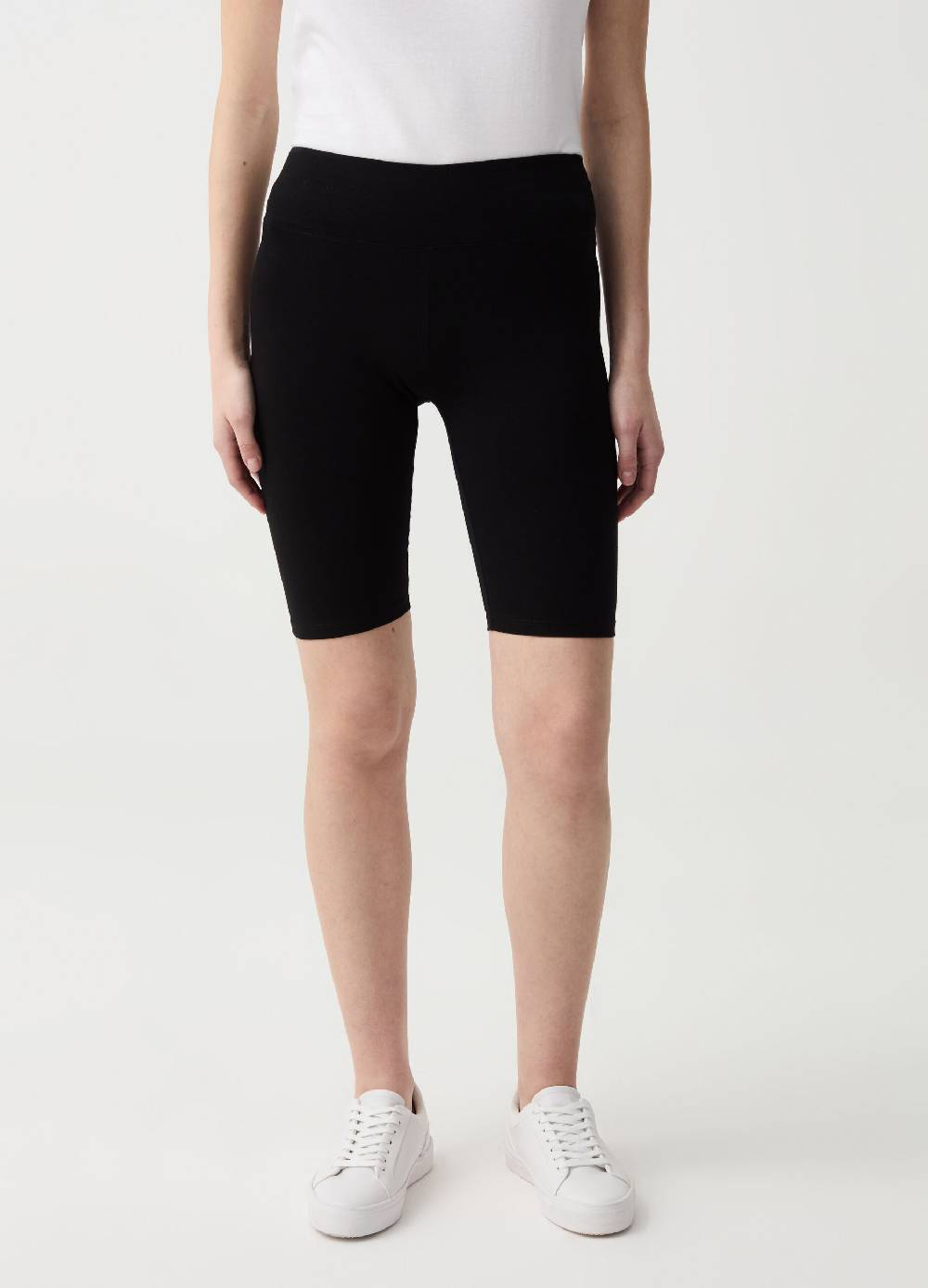 Ovs Leggings Ciclista Essential In Cotone Stretch
