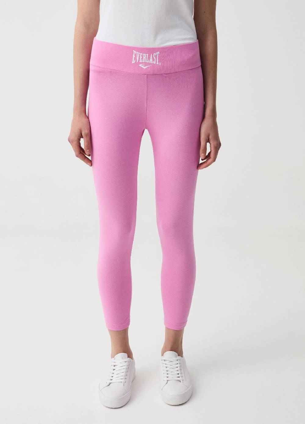 Ovs Leggings Crop Con Stampa Logo