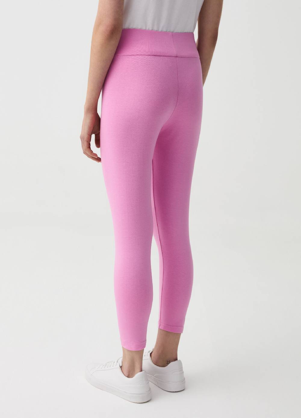 Ovs Leggings Crop Con Stampa Logo