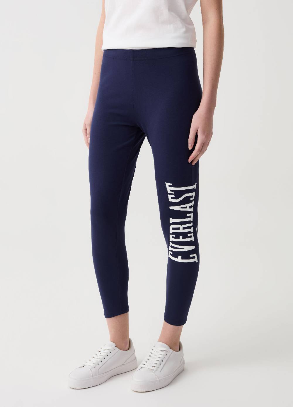 Ovs Leggings Cropped Con Stampa Logo