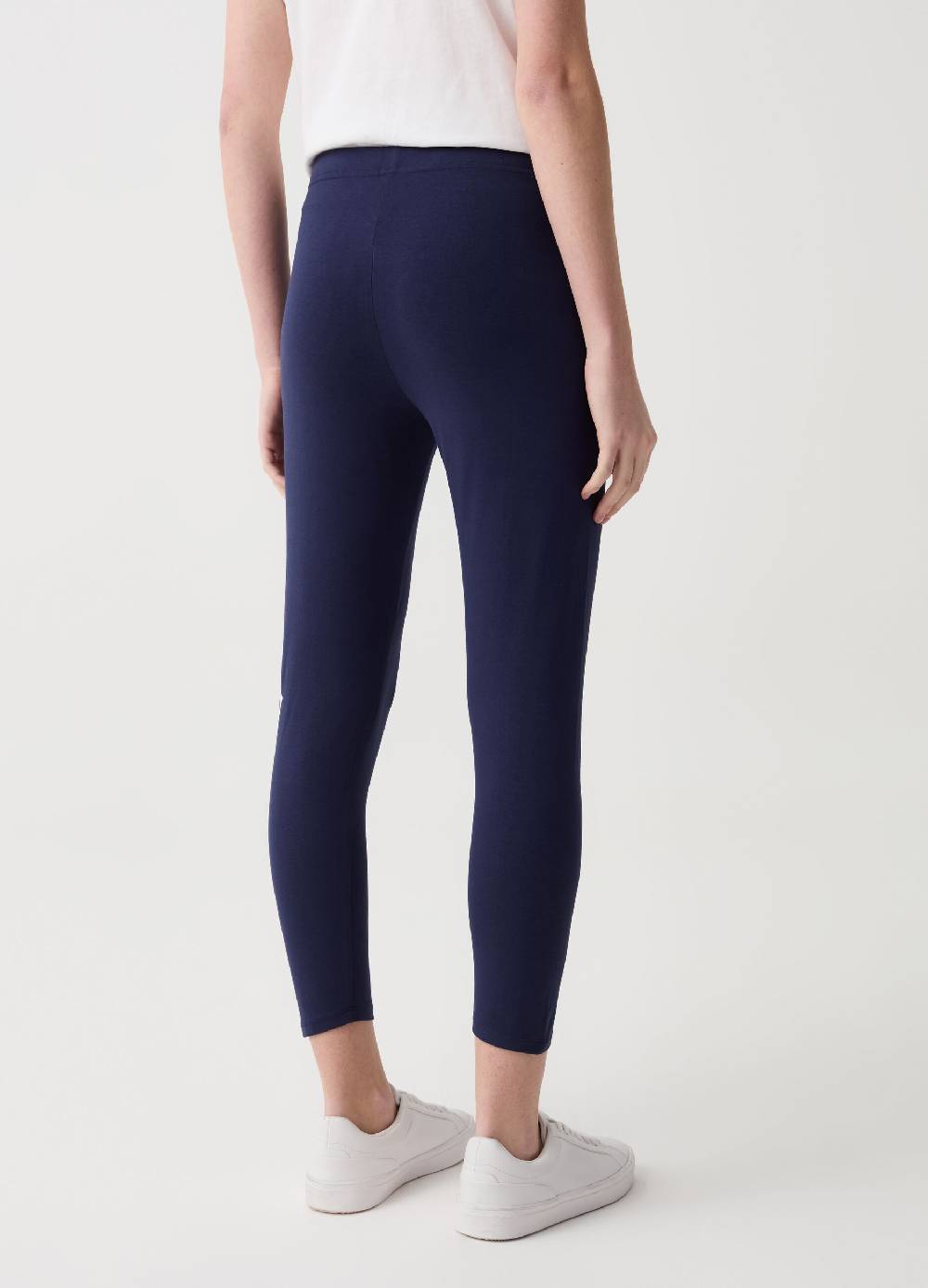 Ovs Leggings Cropped Con Stampa Logo