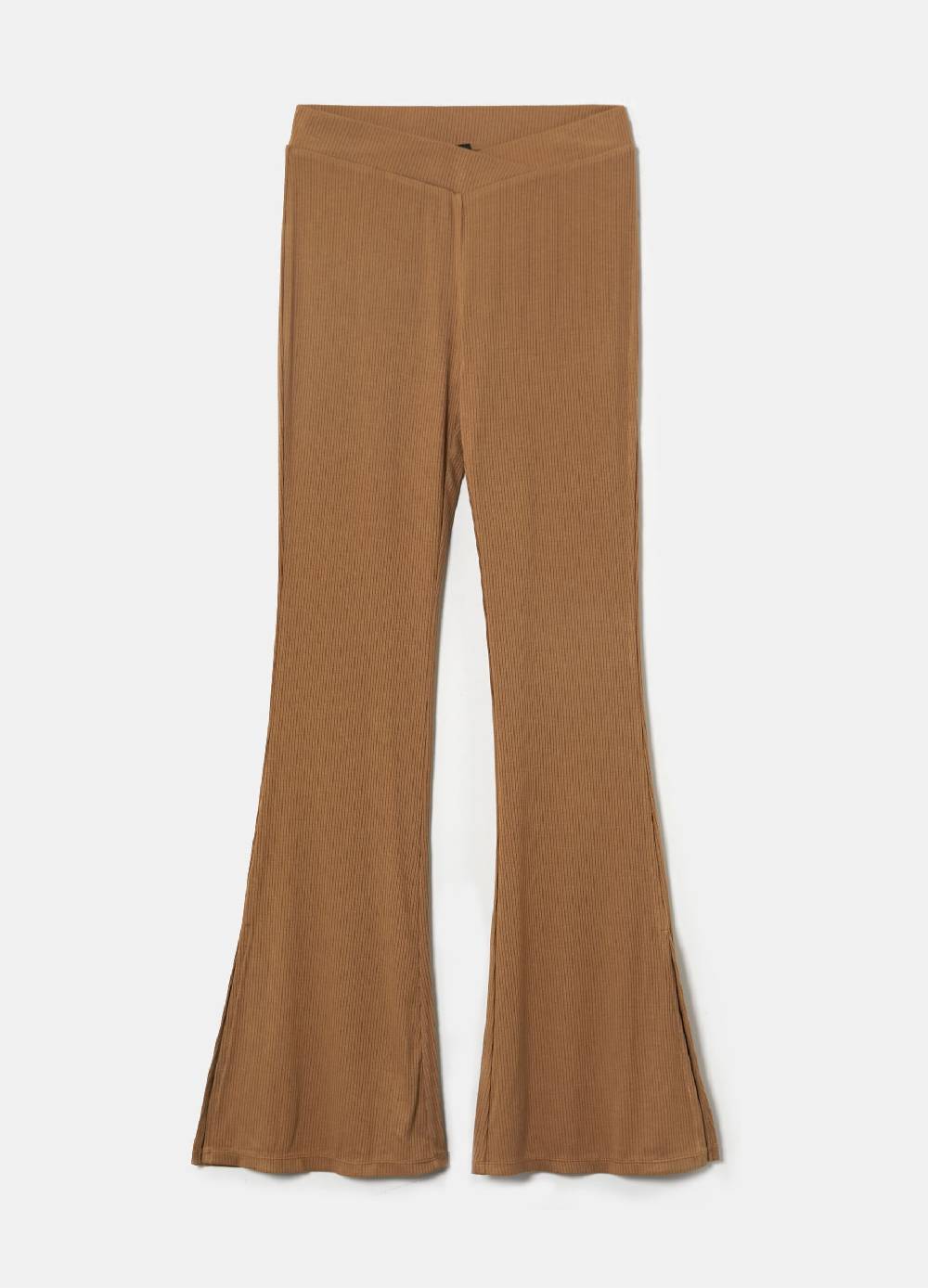 Ovs Leggings Flare Fit A Coste Piatte