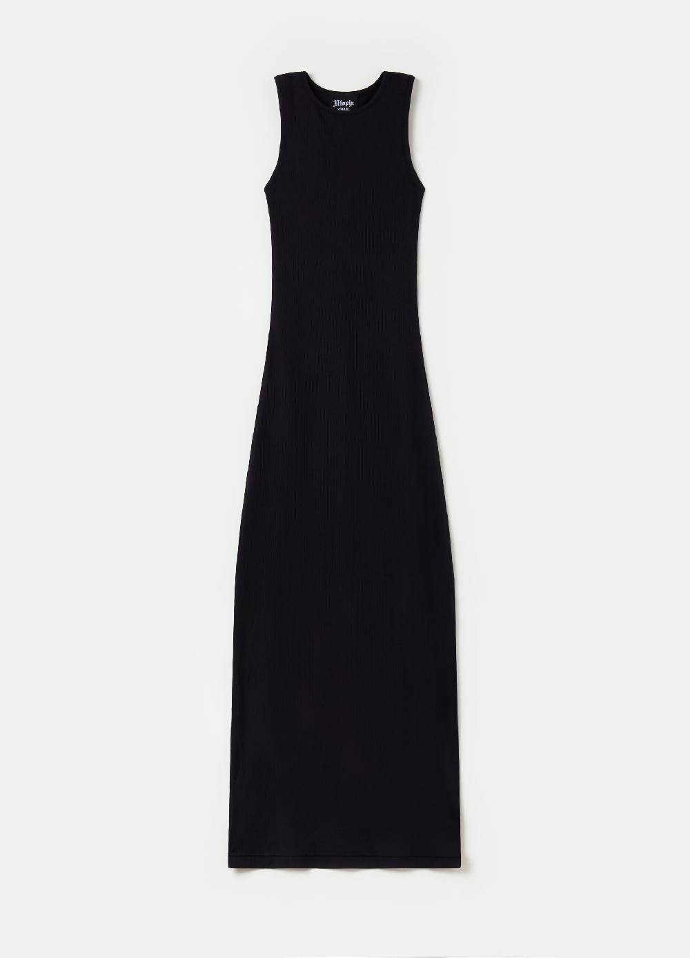 Ovs Long Shape Dress Black