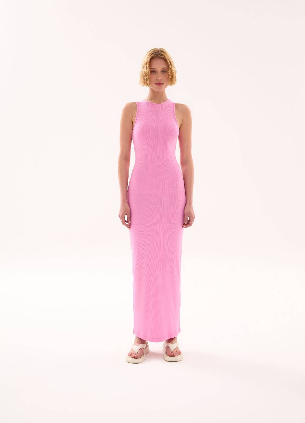 Ovs Long Shape Dress Pink