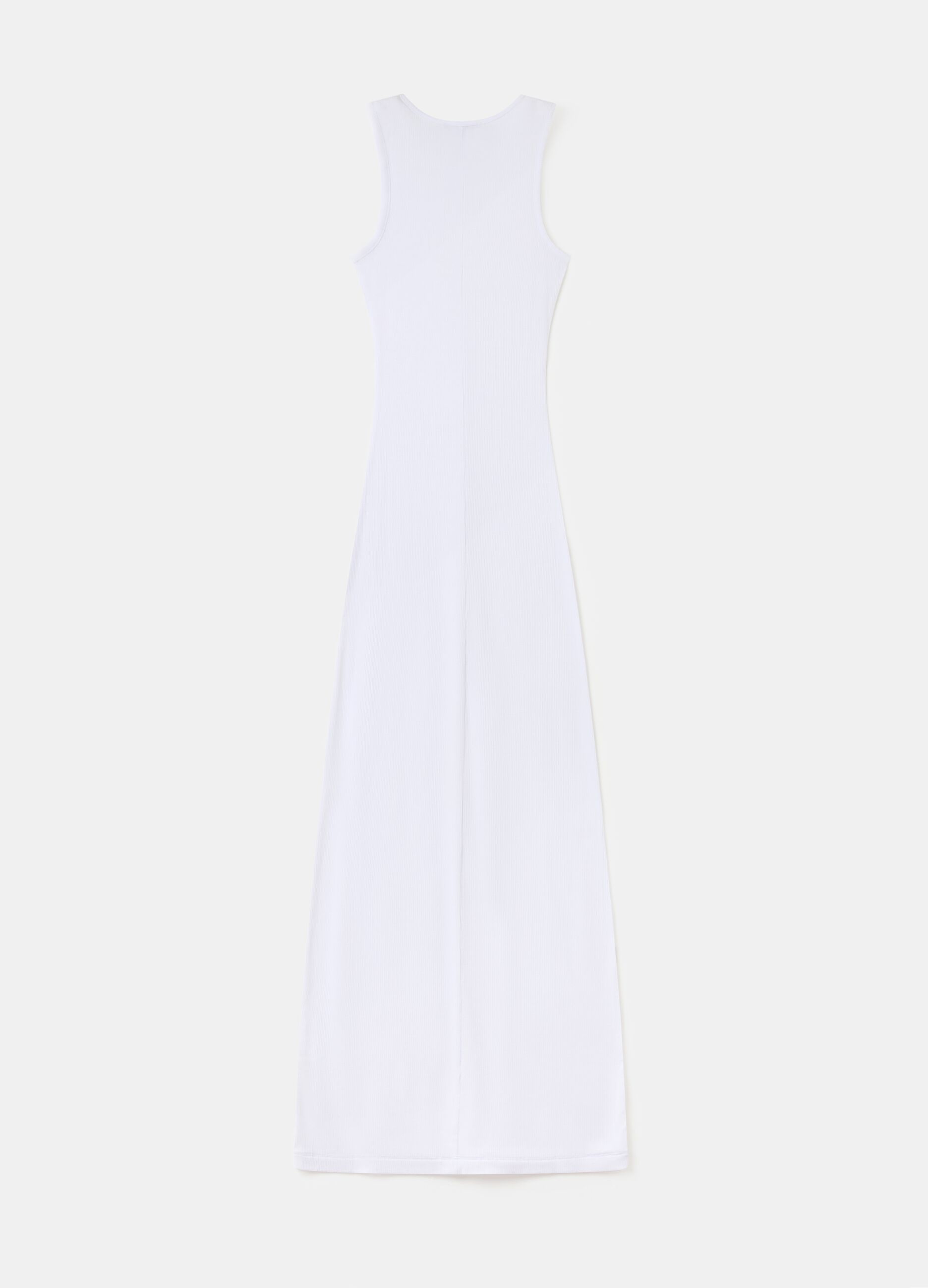 Ovs Long Shape Dress White