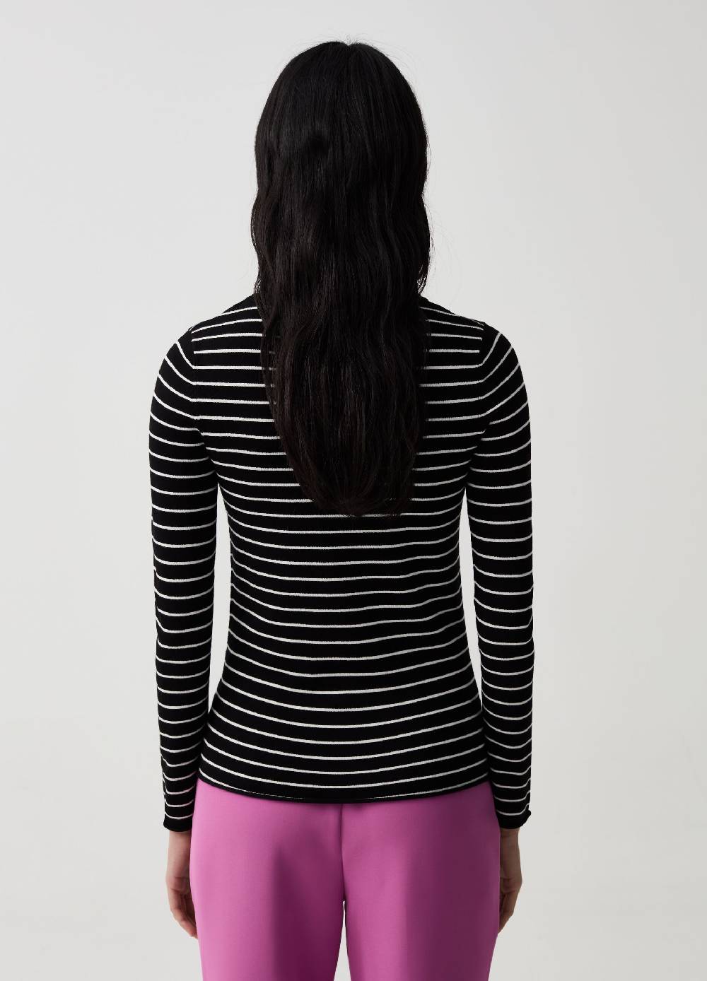 Ovs Maglia A Maniche Lunghe Fantasia A Righe