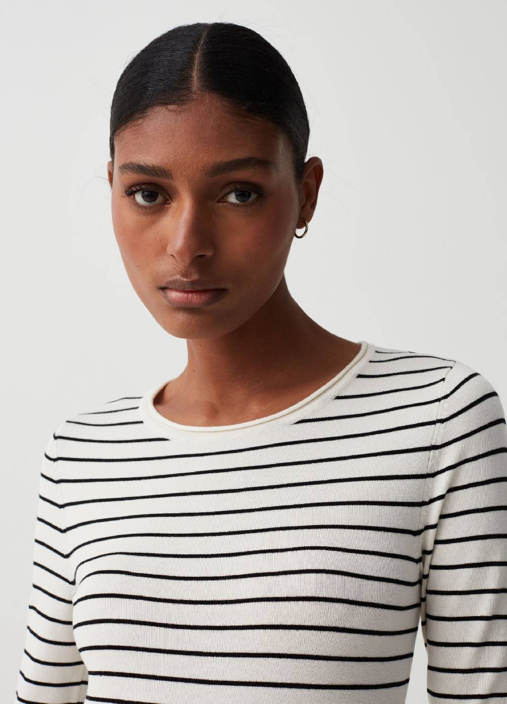 Ovs Maglia A Maniche Lunghe Fantasia A Righe