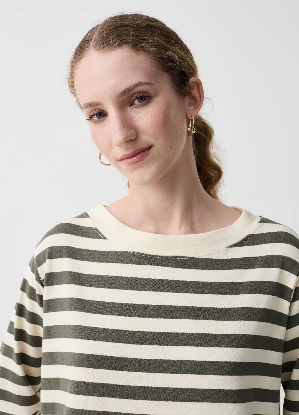 Ovs Maglia A Maniche Lunghe Fantasia A Righe