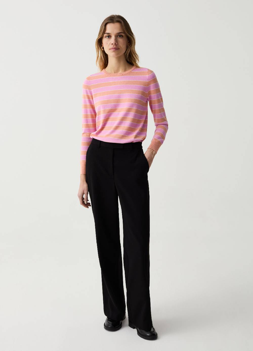 Ovs Maglia A Righe Con Maniche Lunghe