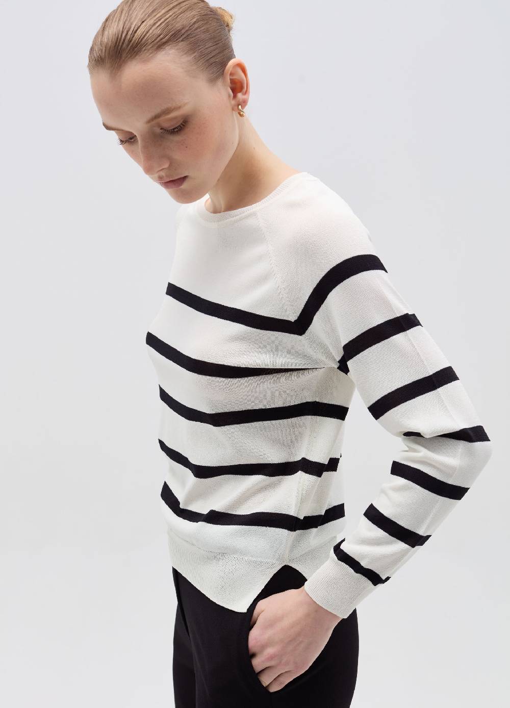 Ovs Maglia A Righe Con Maniche Lunghe Raglan