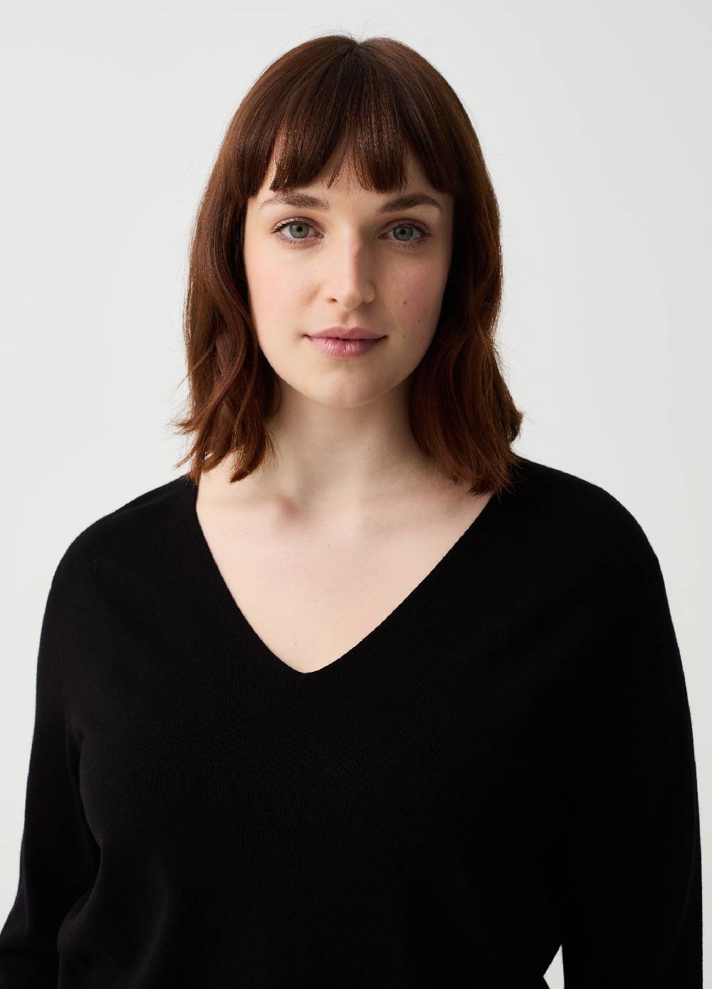 Ovs Maglia Con Scollo A V E Disegno A Righe Curvy