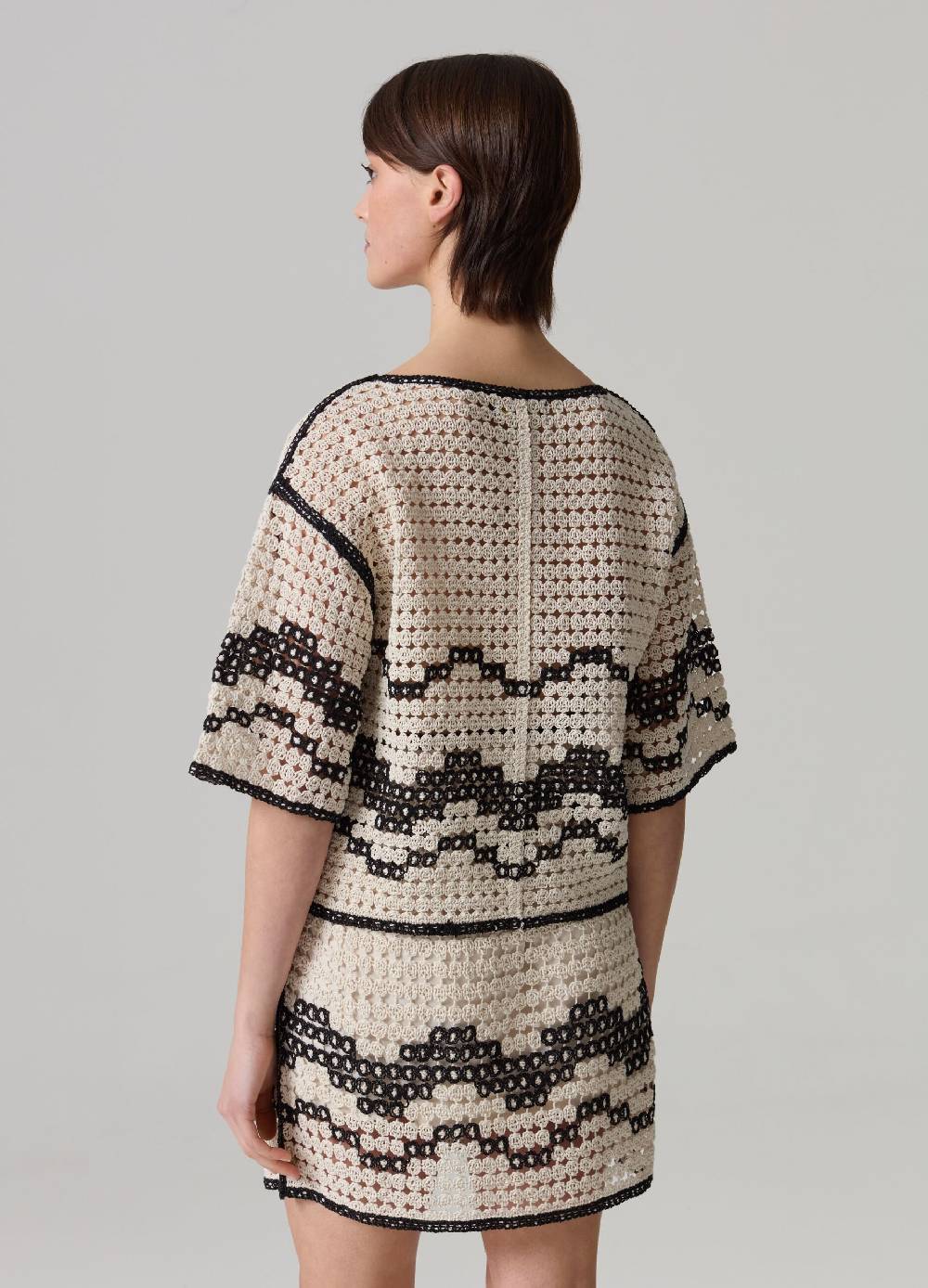 Ovs Maglia Crochet Con Motivo Ondulato