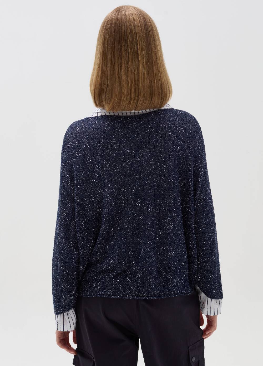 Ovs Maglia In Lurex A Maniche Lunghe