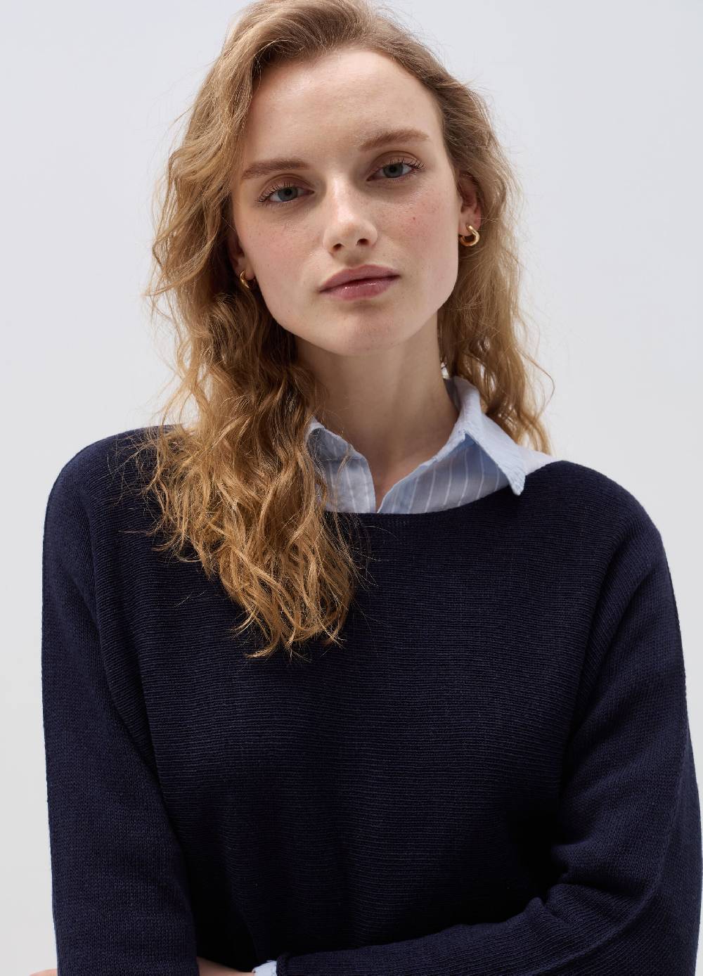 Ovs Maglia In Lurex Con Maniche Lunghe