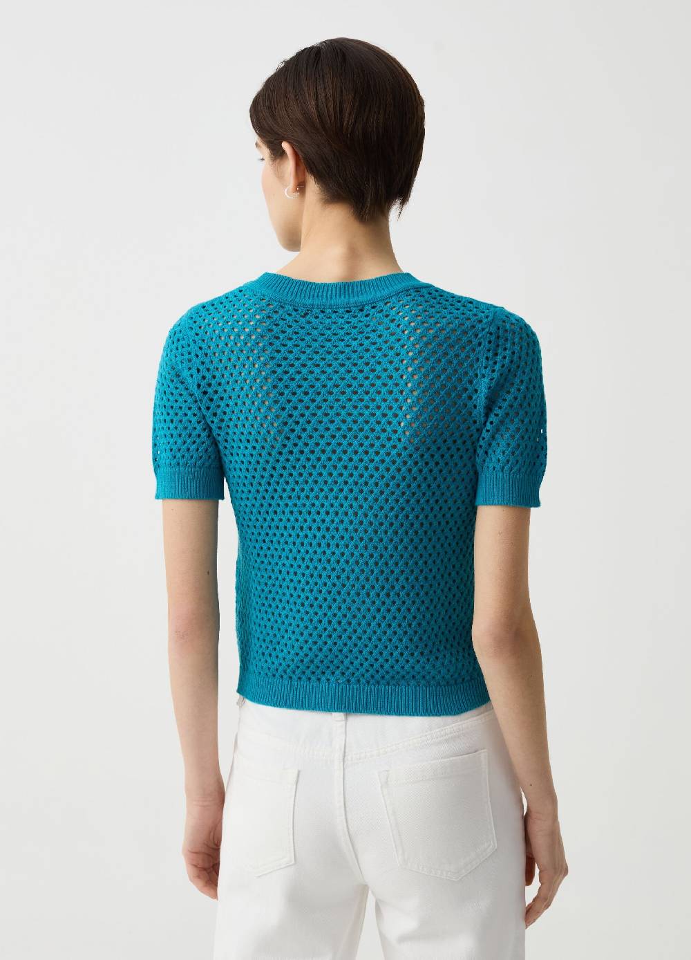 Ovs Maglia Traforata Con Maniche Corte