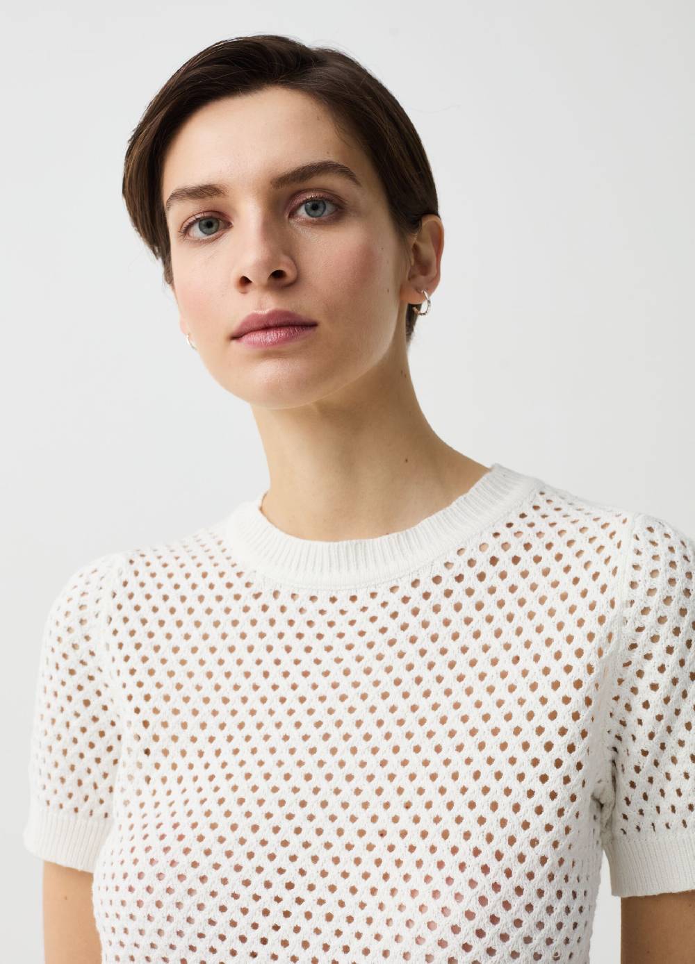 Ovs Maglia Traforata Con Maniche Corte