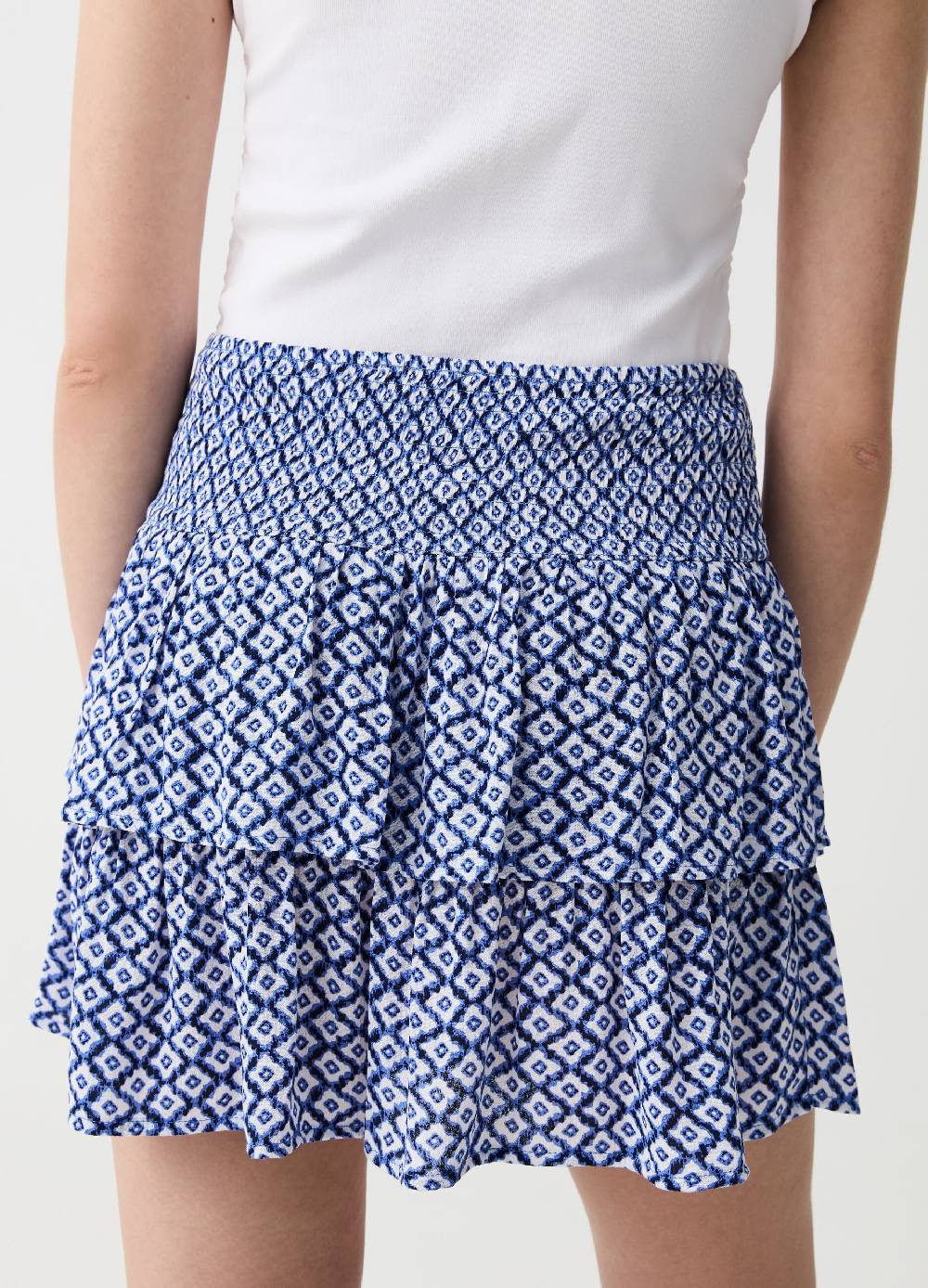 Ovs Minigonna A Balze In Viscosa