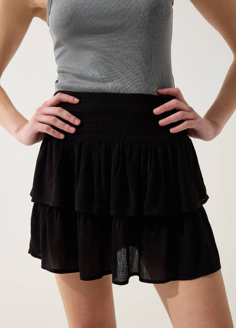 Ovs Minigonna A Balze In Viscosa