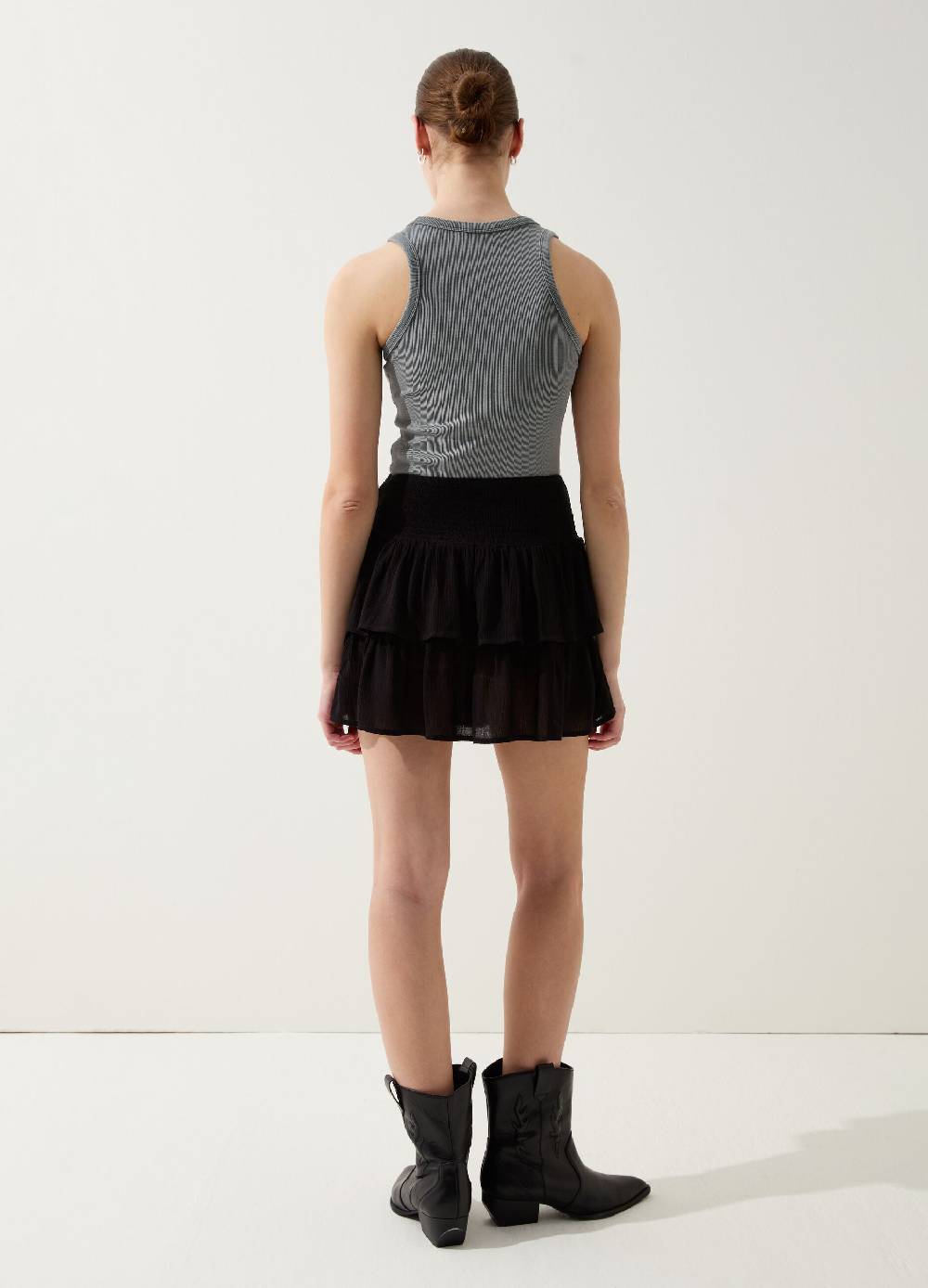 Ovs Minigonna A Balze In Viscosa