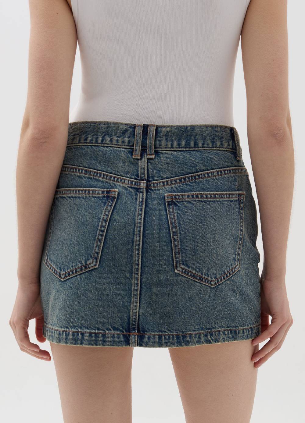 Ovs Minigonna In Denim Cinque Tasche