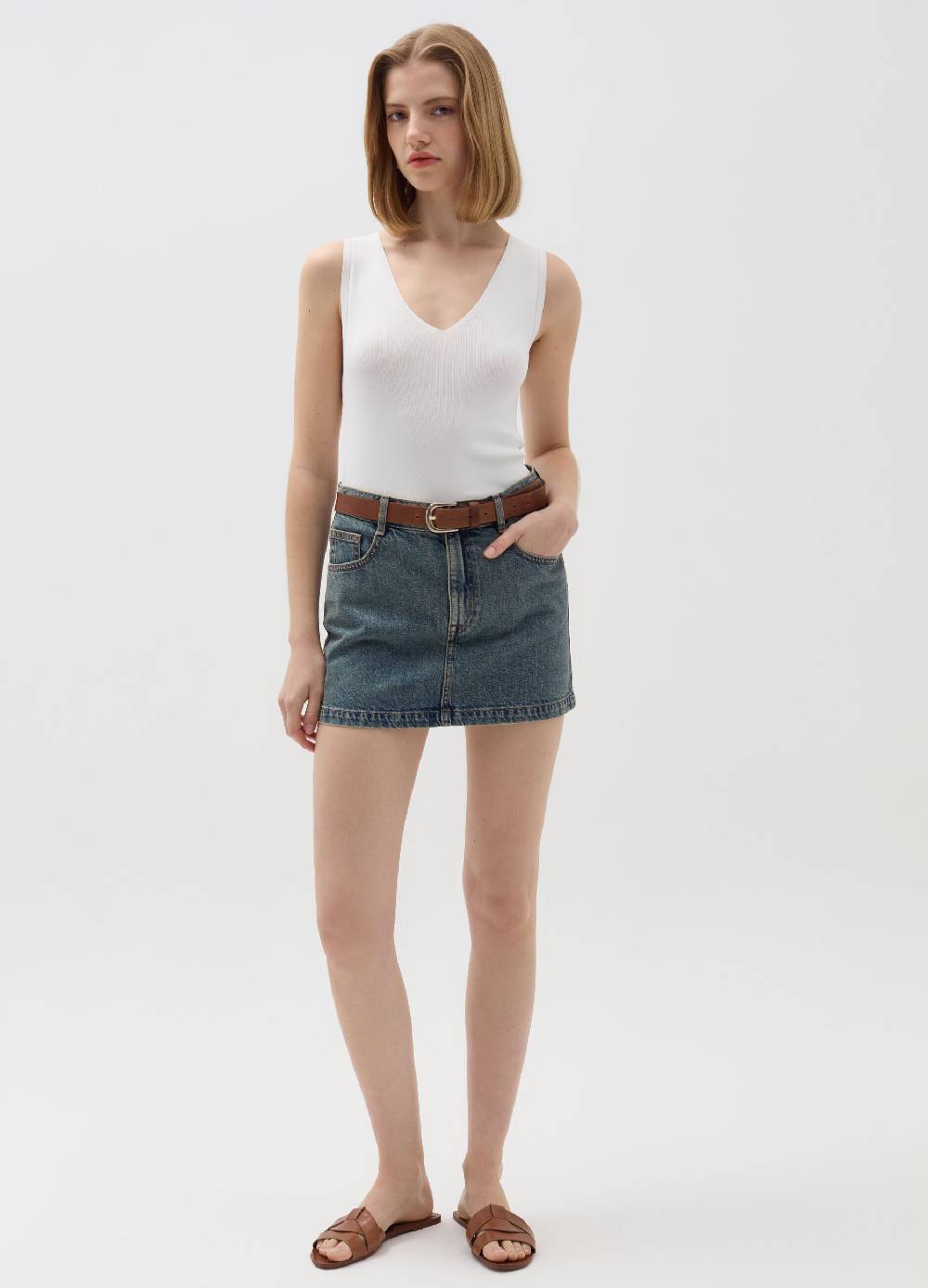 Ovs Minigonna in denim cinque tasche