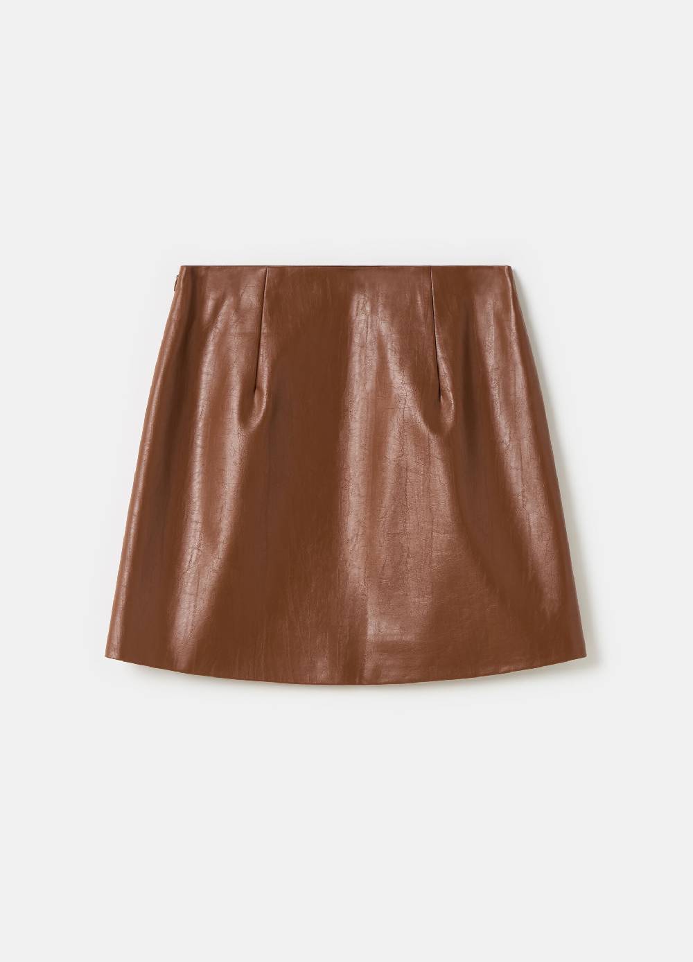 Ovs Minigonna In Ecopelle Effetto Vintage