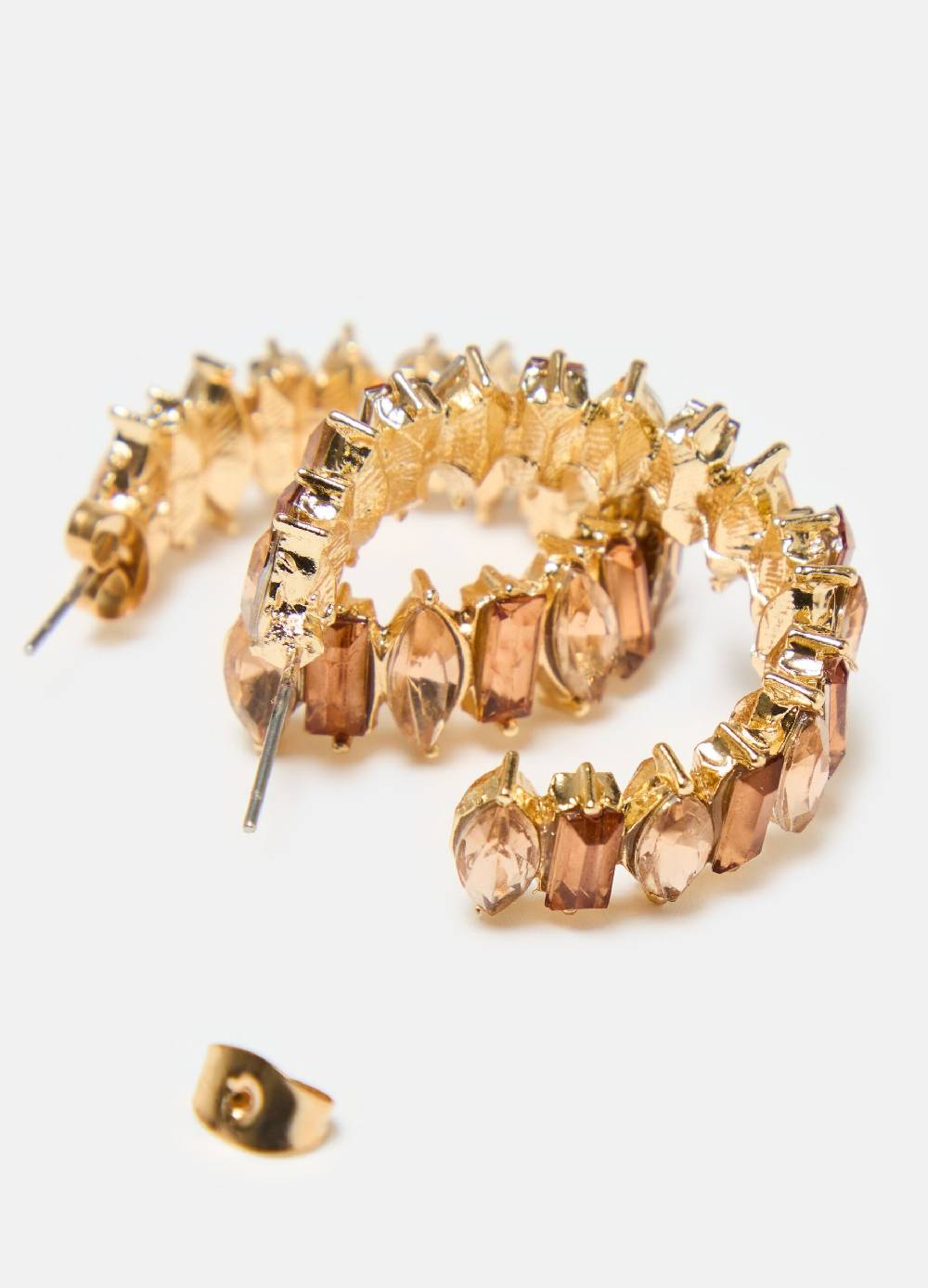 Ovs Orecchini A Semicerchio Con Pietre