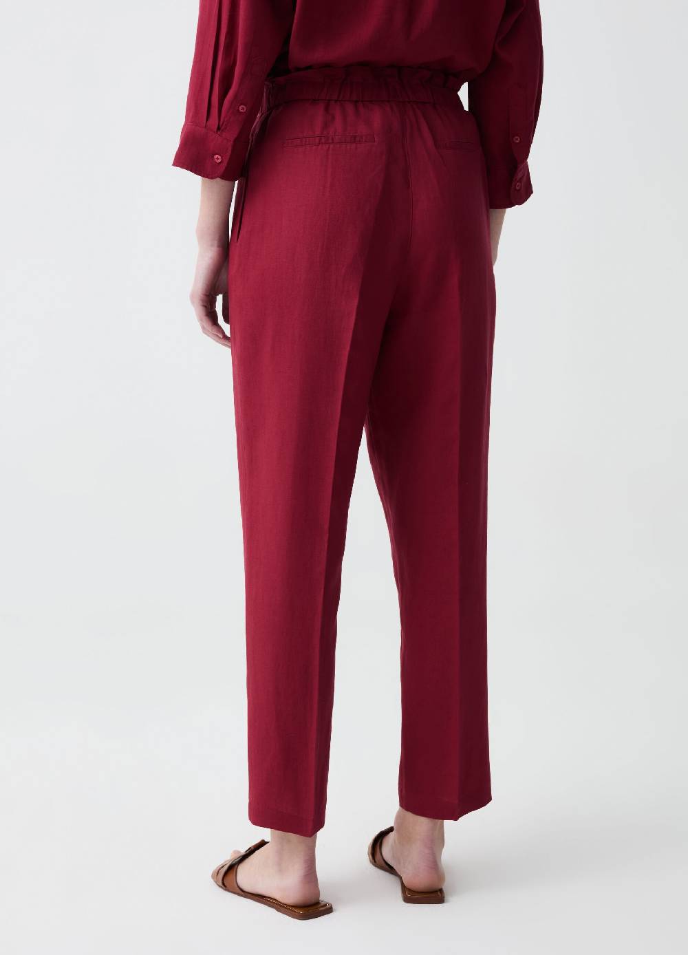 Ovs Pantalone A Sigaretta Con Pinces E Coulisse