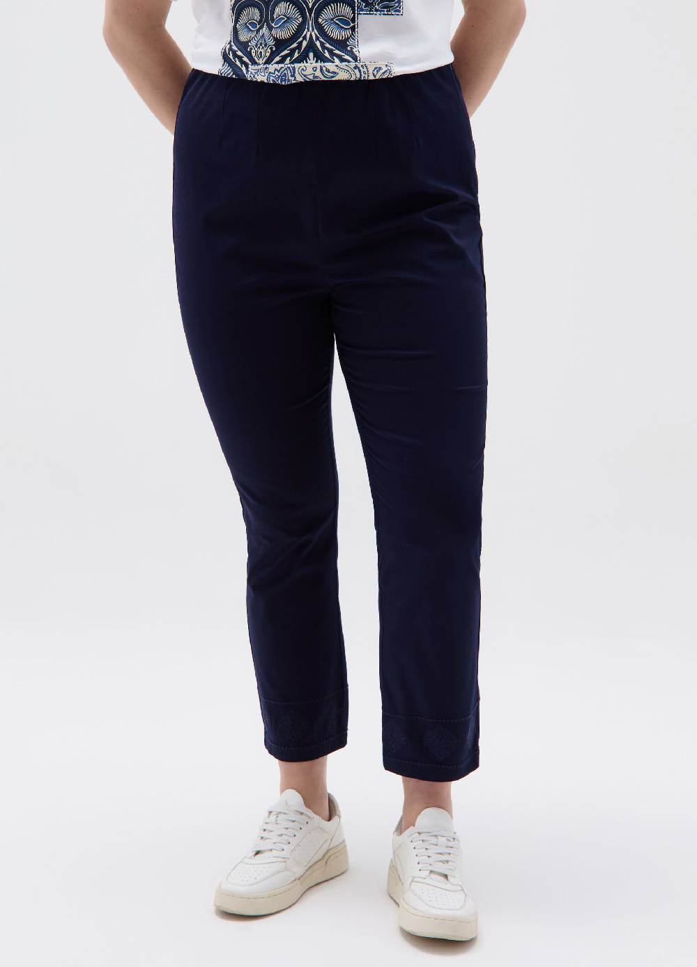 Ovs Pantalone A Sigaretta Con Sangallo Curvy