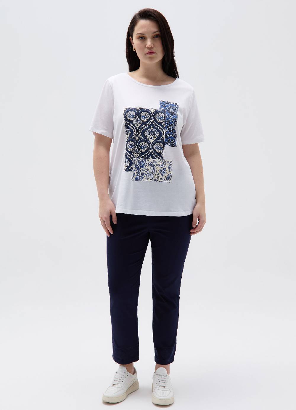 Ovs Pantalone a sigaretta con sangallo Curvy