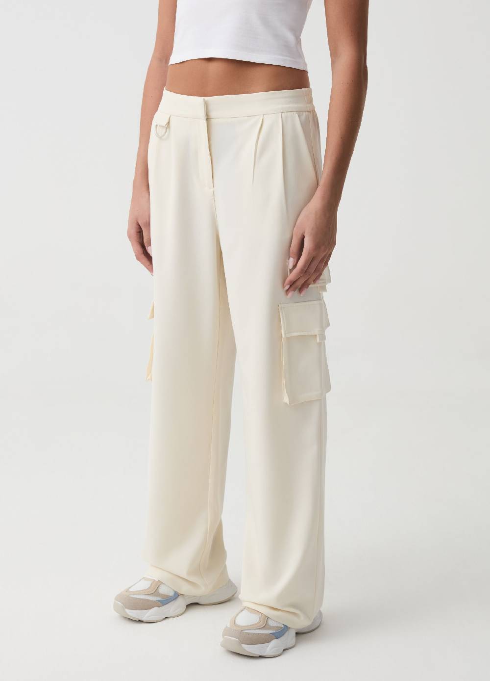 Ovs Pantalone Cargo Con Pinces