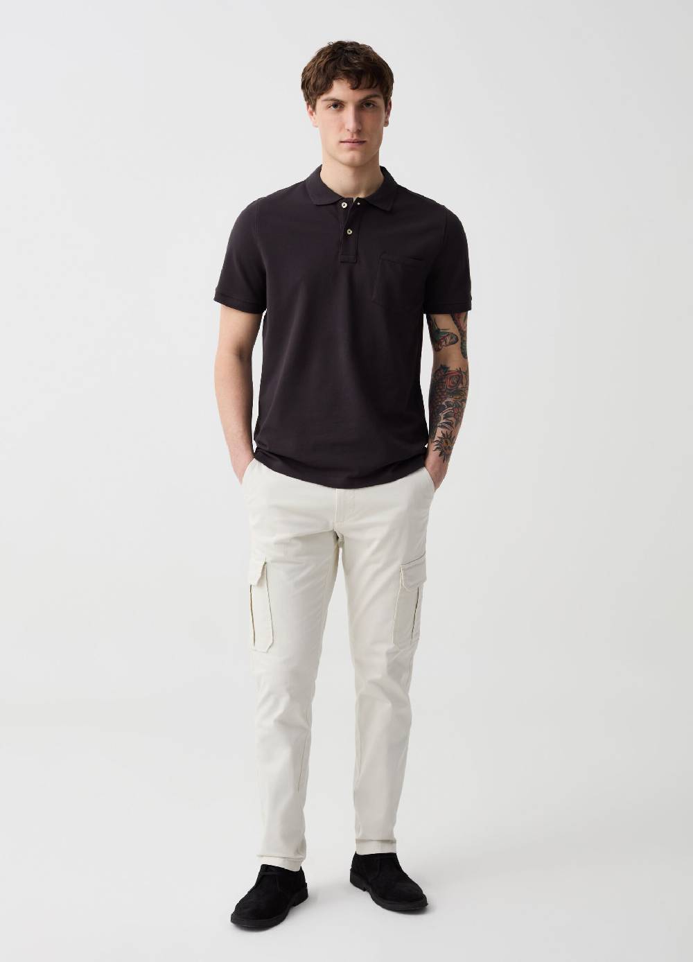 Ovs Pantalone cargo in cotone stretch