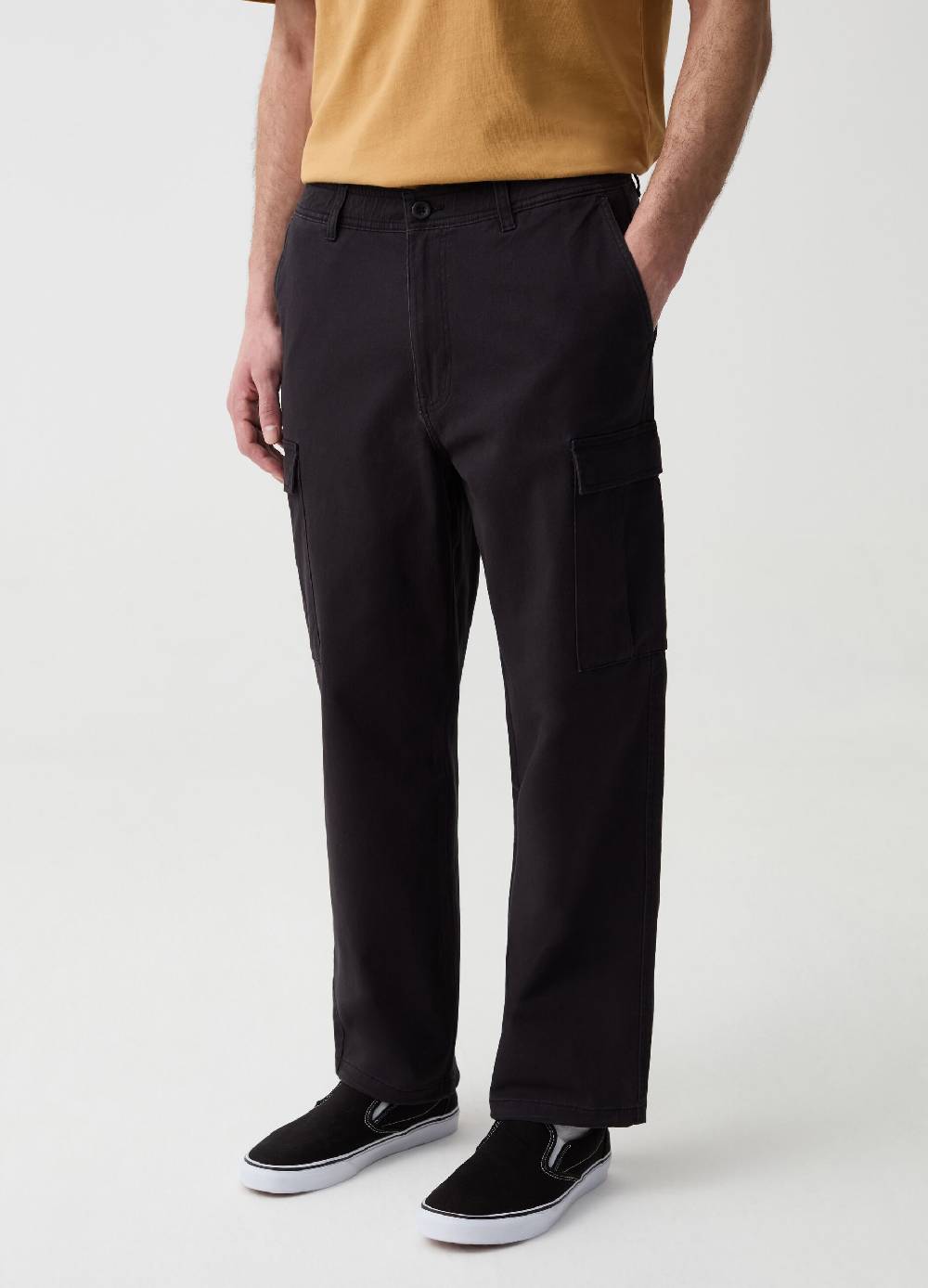 Ovs Pantalone Cargo In Cotone Stretch