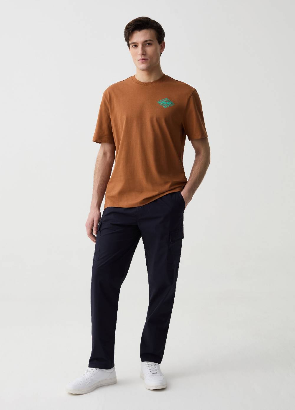 Ovs Pantalone cargo in cotone stretch