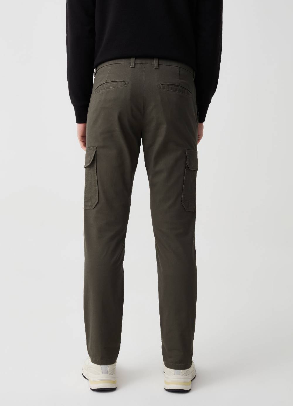 Ovs Pantalone Cargo In Cotone Stretch