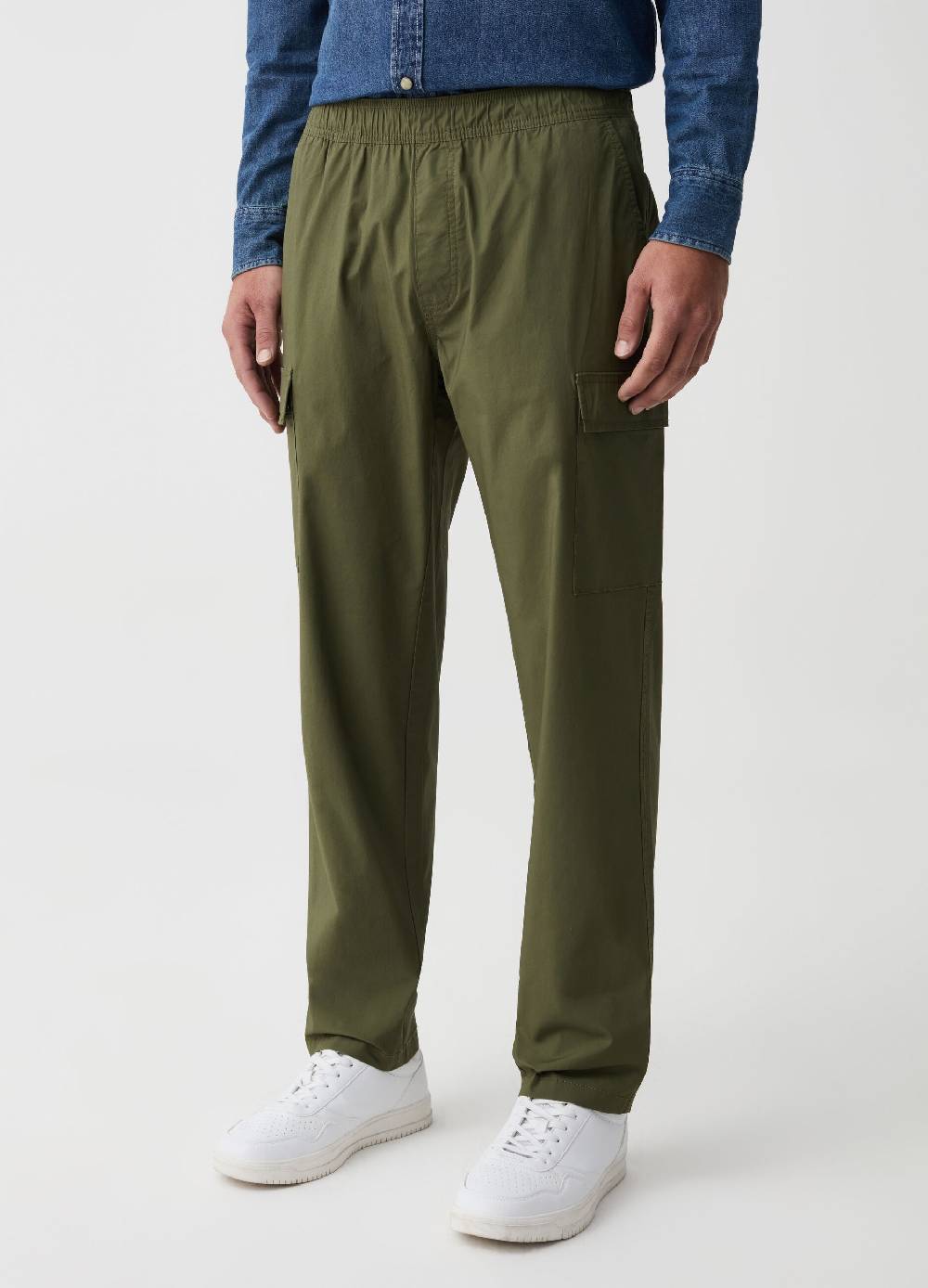 Ovs Pantalone Cargo In Cotone Stretch