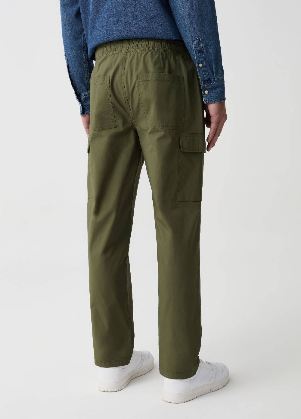 Ovs Pantalone Cargo In Cotone Stretch